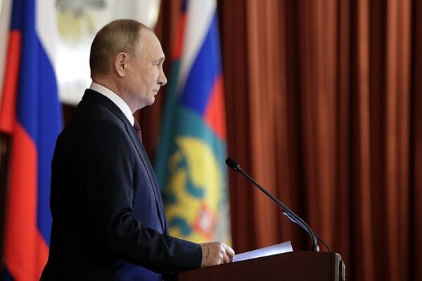 Выступление Президента России Владимира Путина на расширенном заседании Коллегии МИД России, Москва, 18 ноября 2021 г.